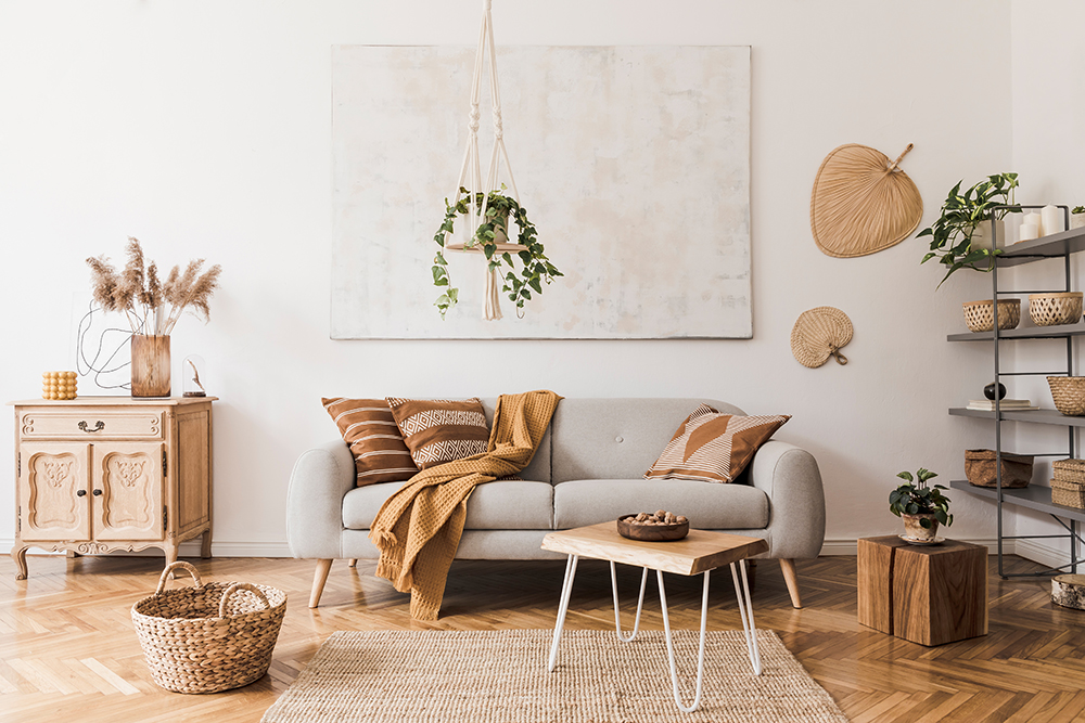 Decoração minimalista para sala